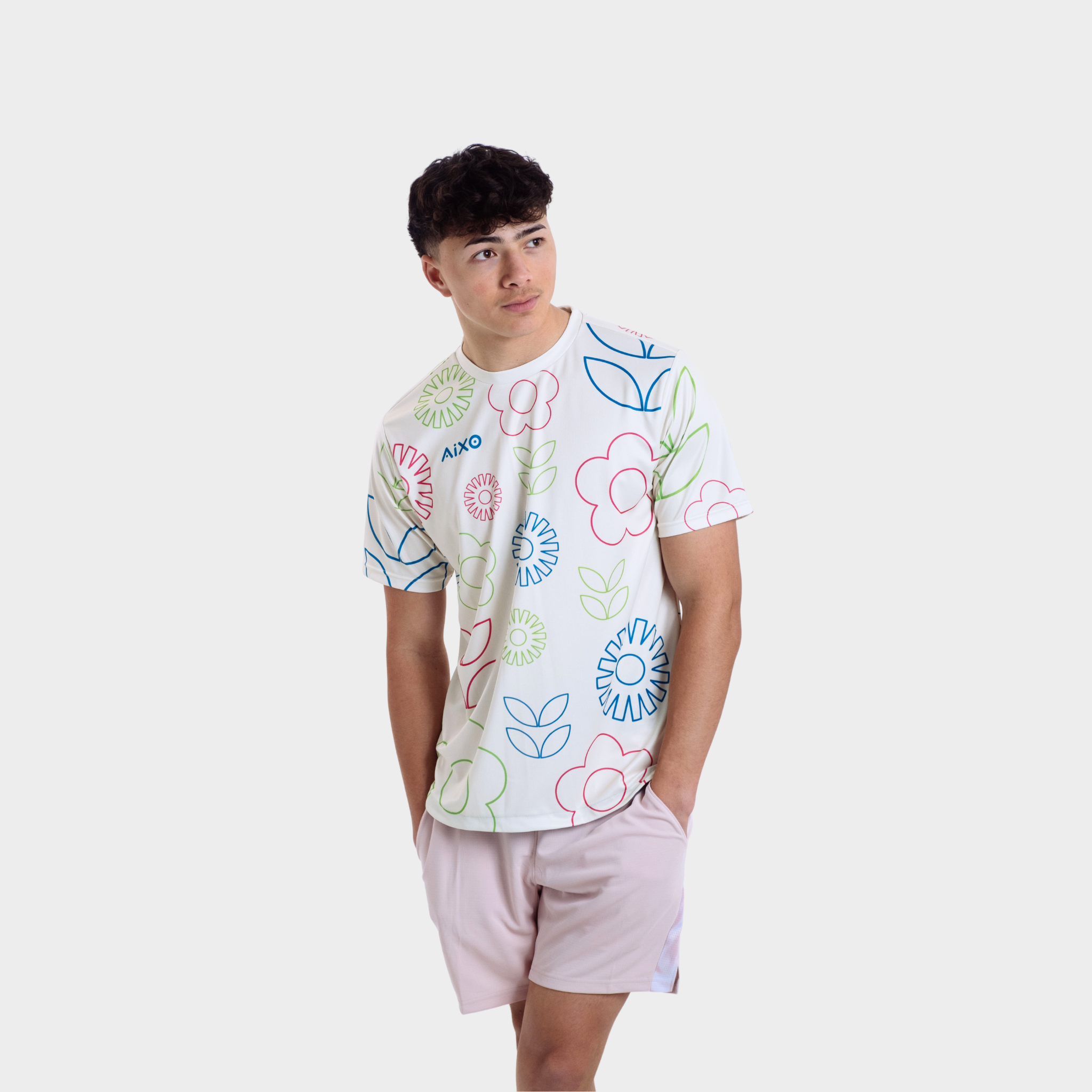 Aixo Spring Mens T Shirt Ivory T Shirt Aixo