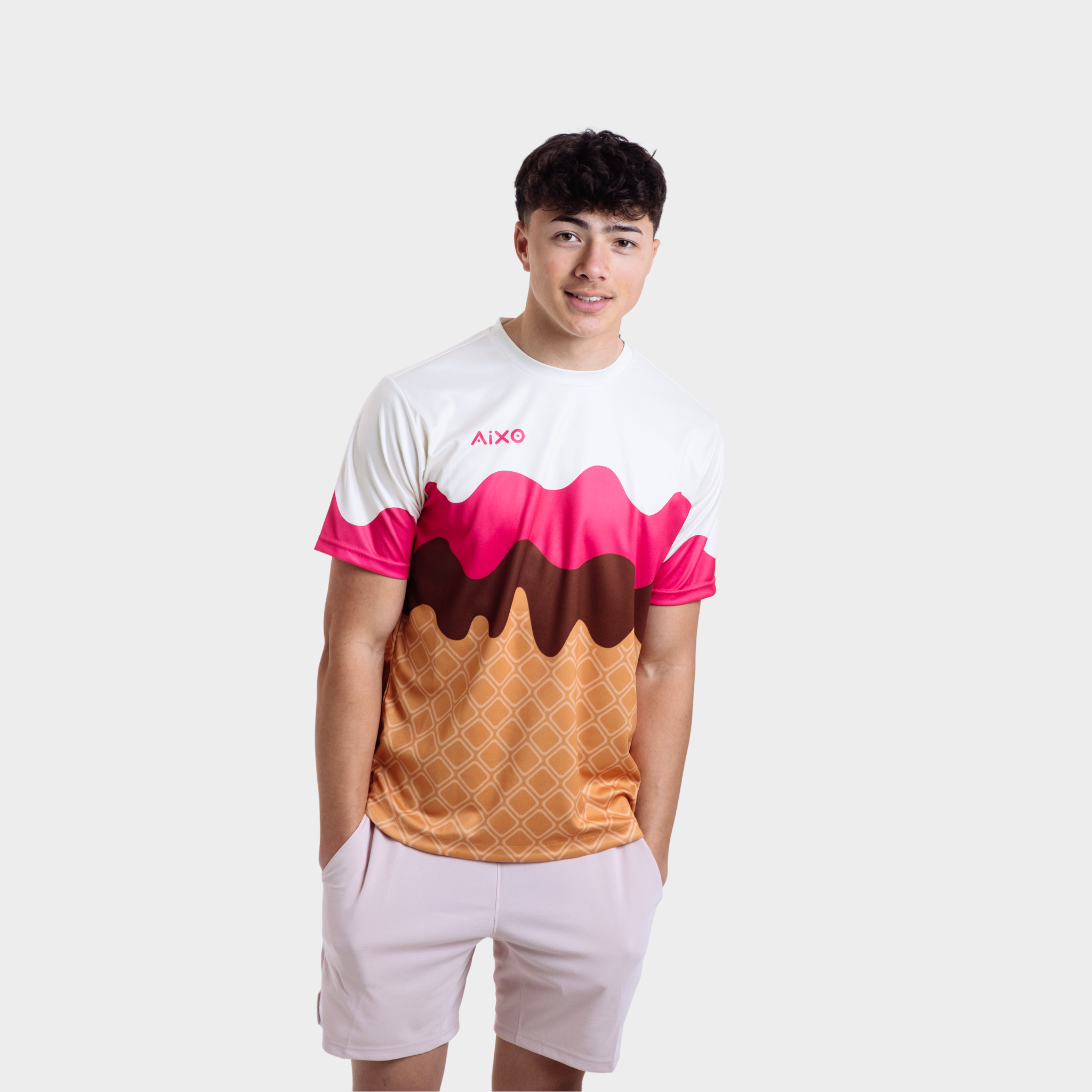 Aixo Sundae Mens T Shirt Mint Delight T Shirt Aixo