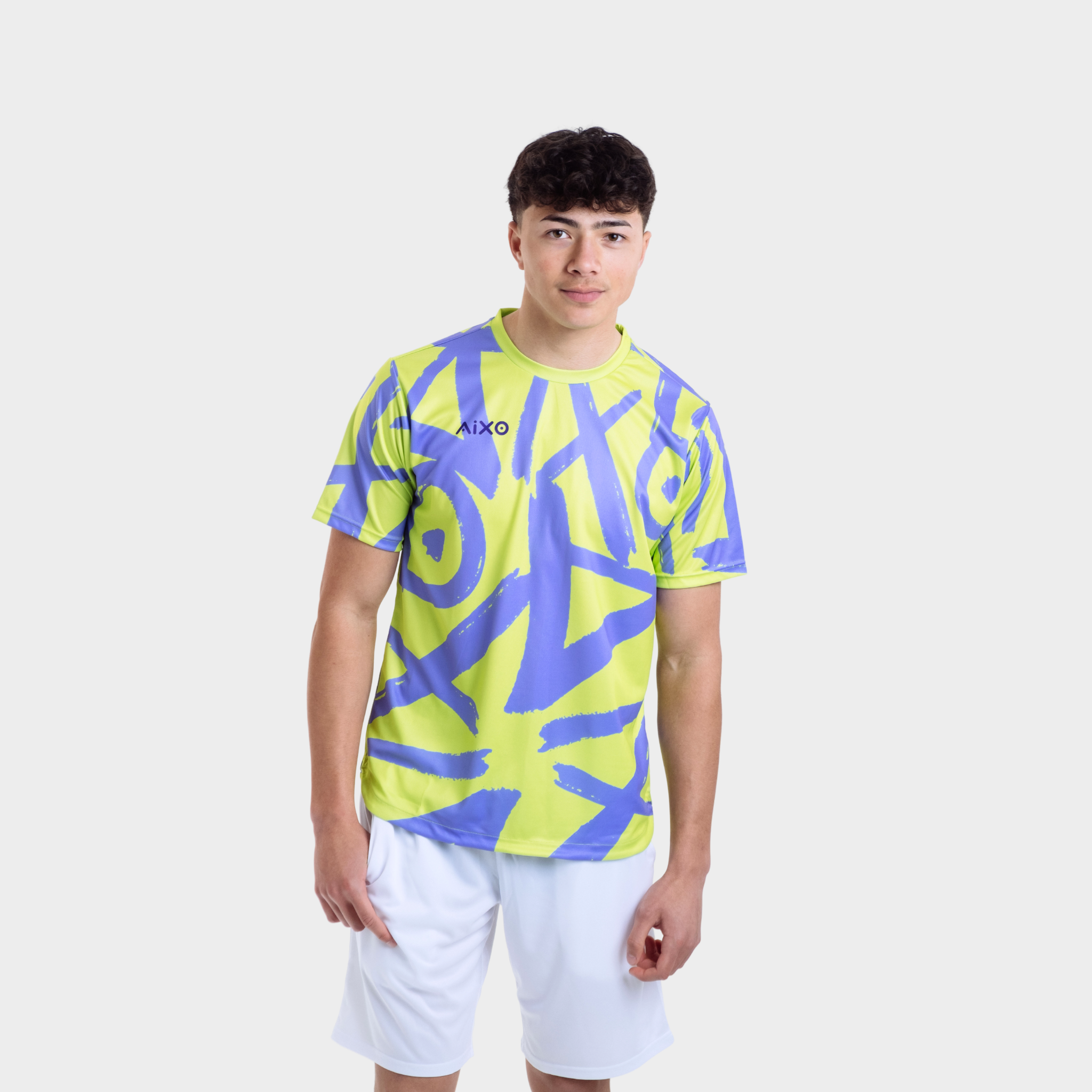 Aixo Tagged Mens T Shirt Lime T Shirt Aixo