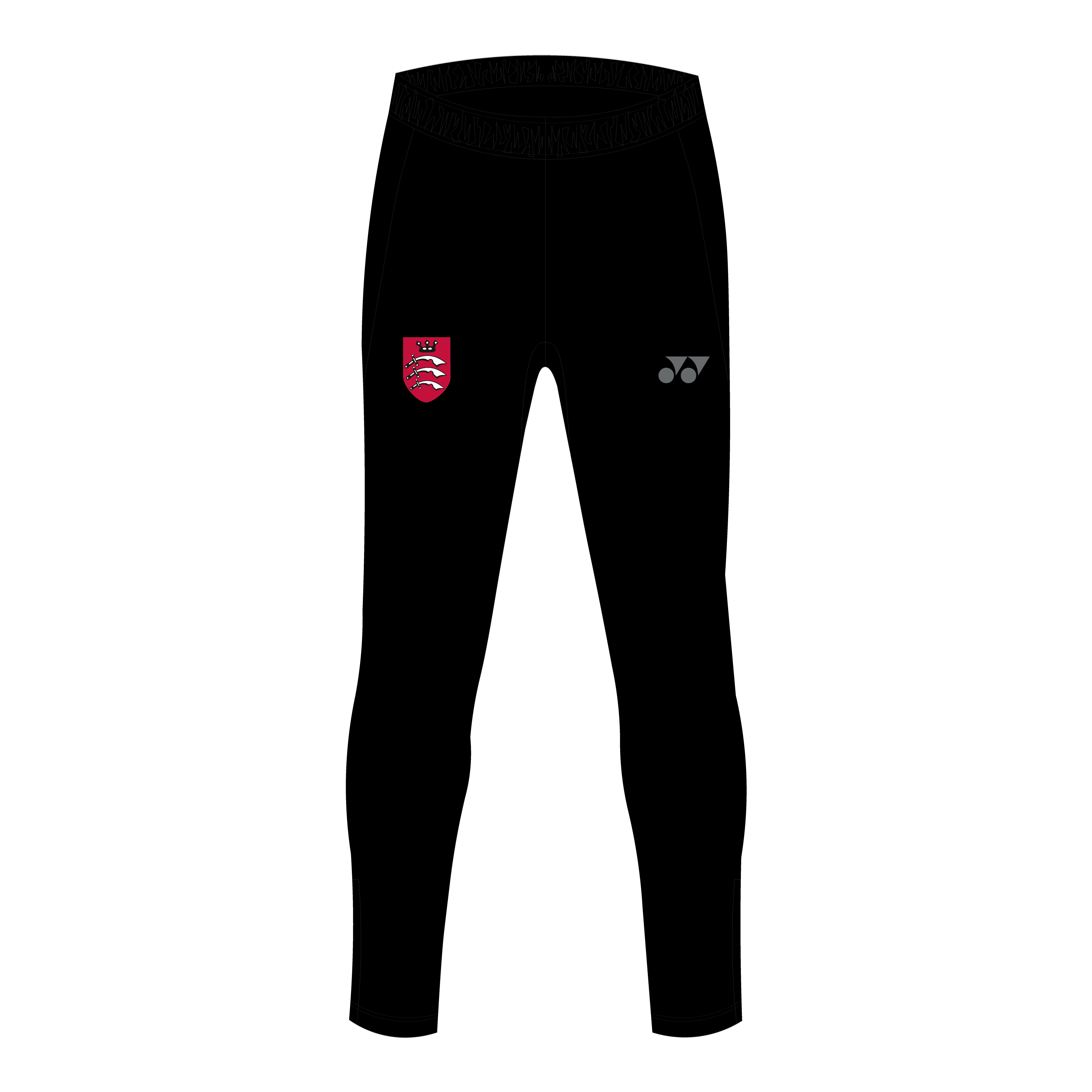 Middlesex YTP123 Adult Trackpant Slim Fit BLACK