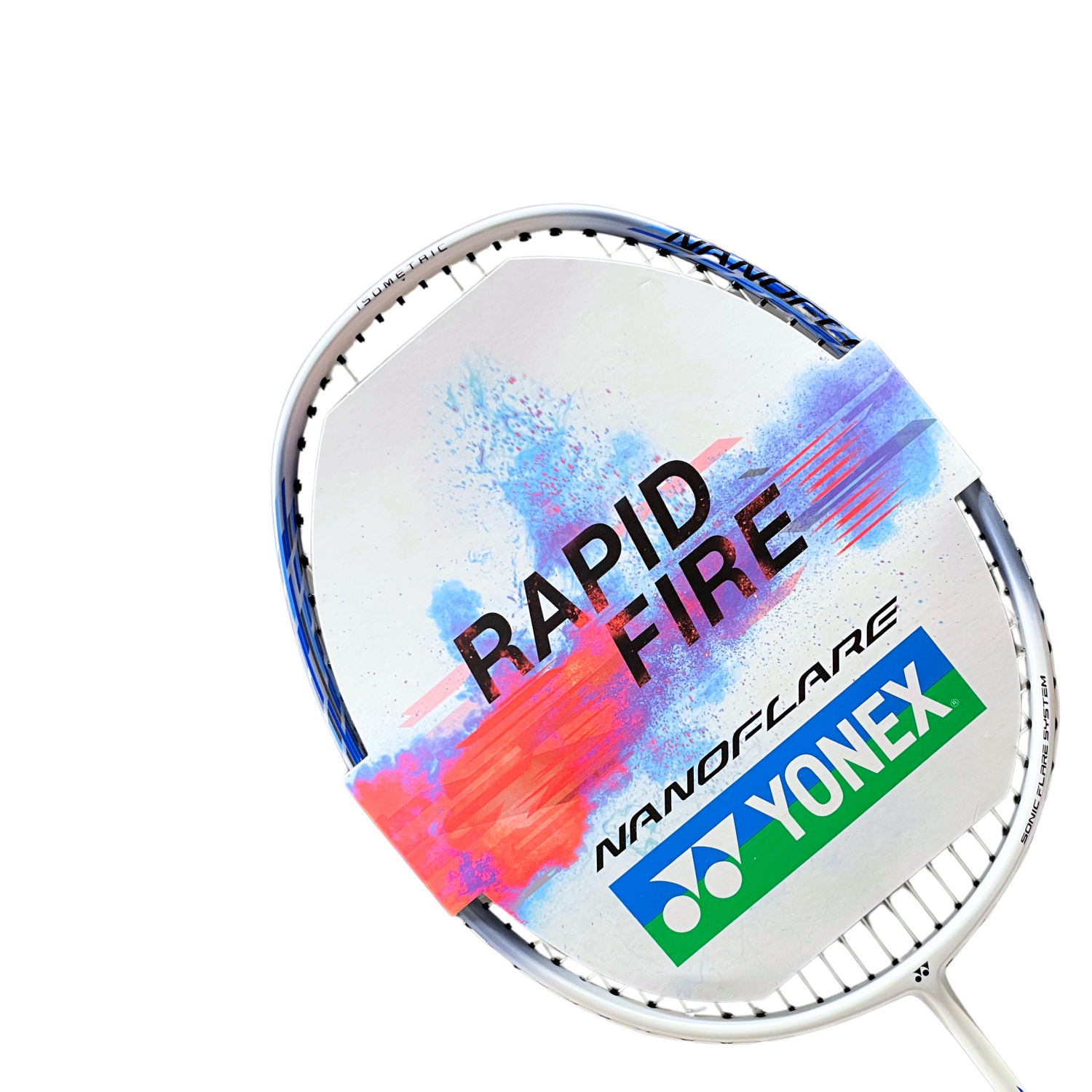 Yonex Nanoflare 001 CLEAR Badminton Racket - White/Sax