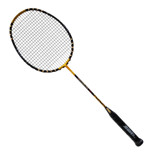Ashaway NanoQube X1e Badminton Racket (Strung) Gold 4UG2 Clearance Flash