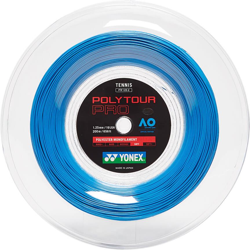 Yonex Polytour Pro 125 Tennis String Reel - Blue String (Reel) Yonex