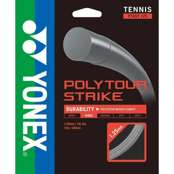 Yonex Polytour Strike 1.25mm Set IRON GREY 12m Set Clearance Yonex
