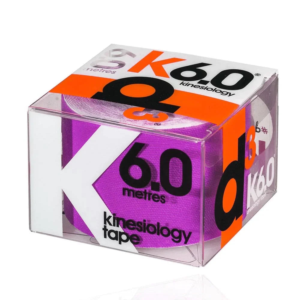 D3 K6.0 Kinesiology Tape (Purple), back view