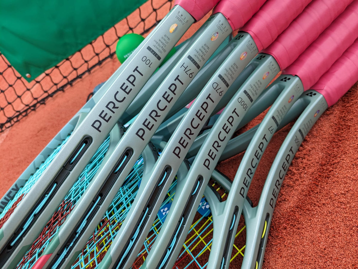 Yonex Percept 100D Tennis Racket - Unstrung 305g - Olive Green - Free Restring Tennis Rackets Yonex
