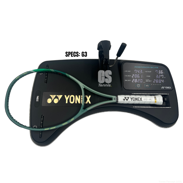 Yonex Percept 100L Free Restring Tennis Racket 280g - Unstrung - Olive Green Tennis Rackets Yonex
