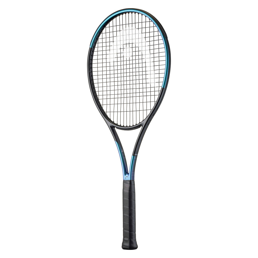 Head Gravity Pro Tennis Racquet, Black/Blue, back view