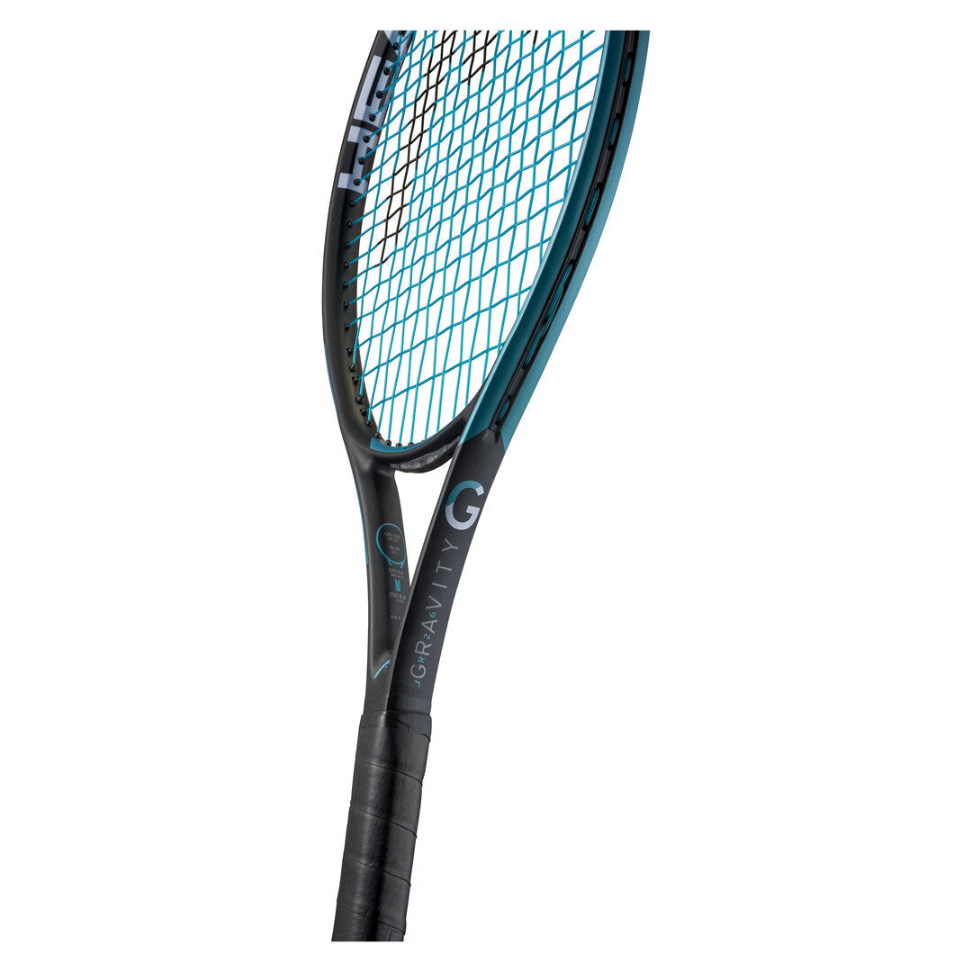 Head IG Gravity 26 Junior Tennis Racquet, Black/Blue, back view