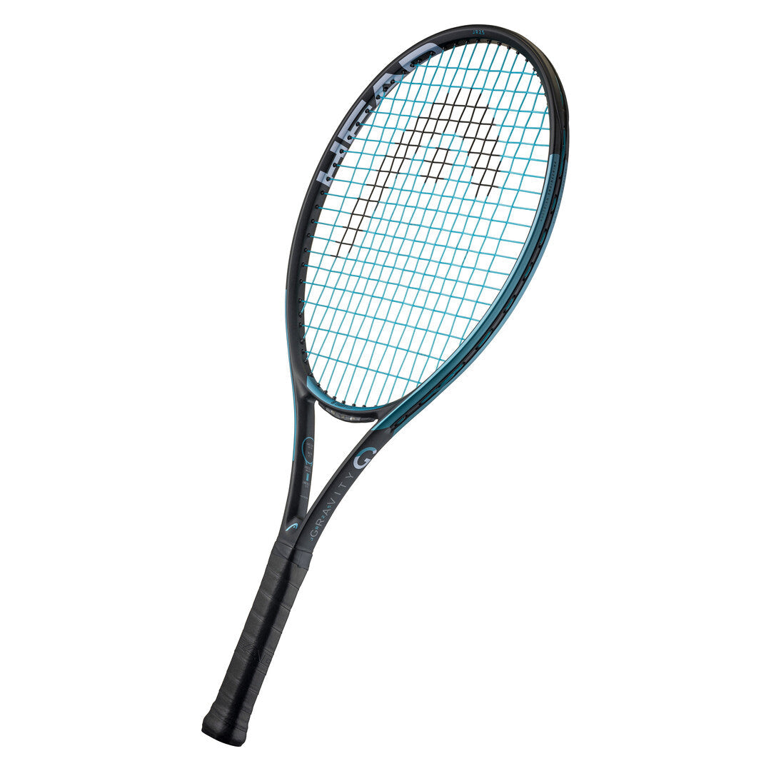 Head IG Gravity 25 Junior Tennis Racquet, Black/Blue, side view