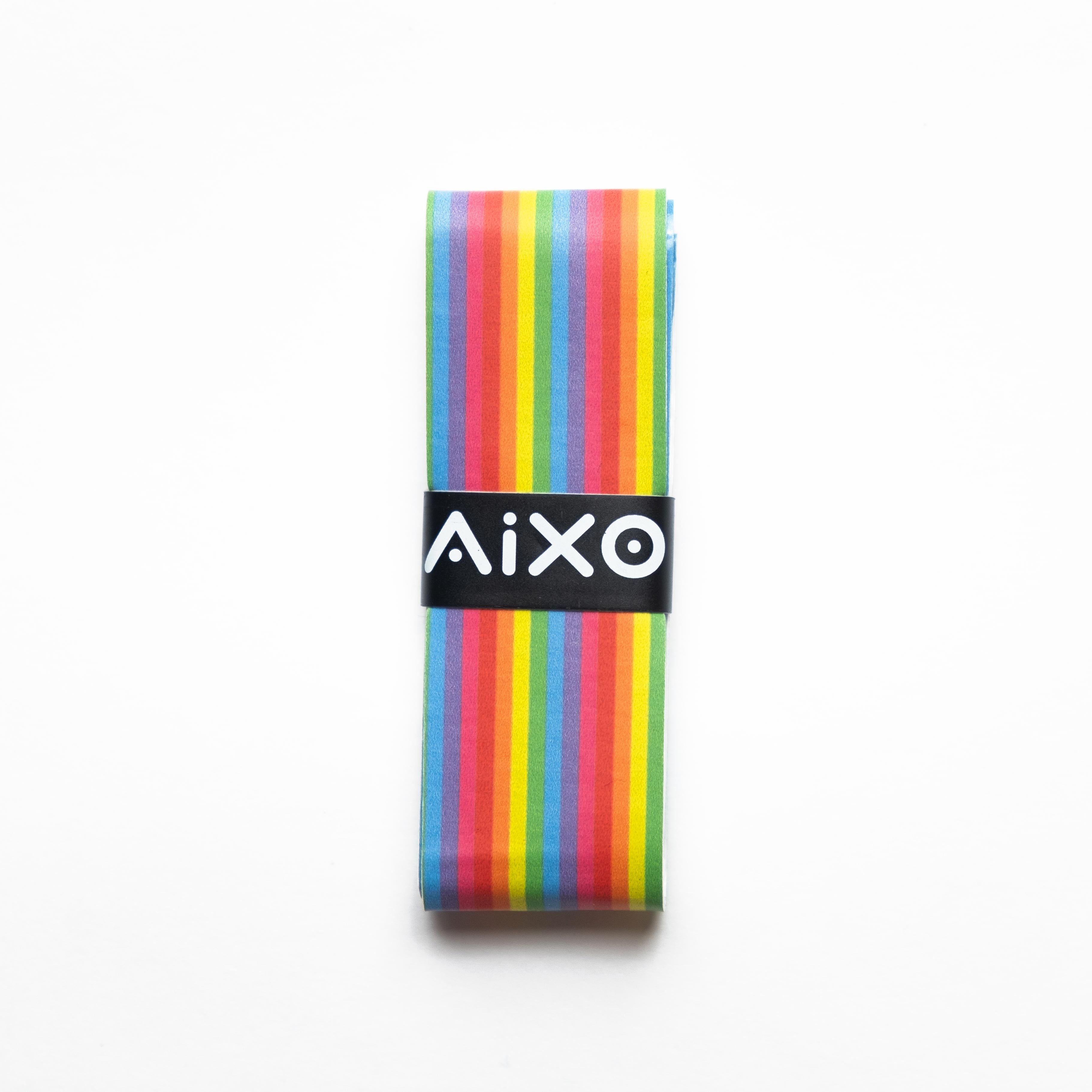 Aixo Rainbow Stripe Tacky Overgrip Multicolour OS Overgrips Aixo