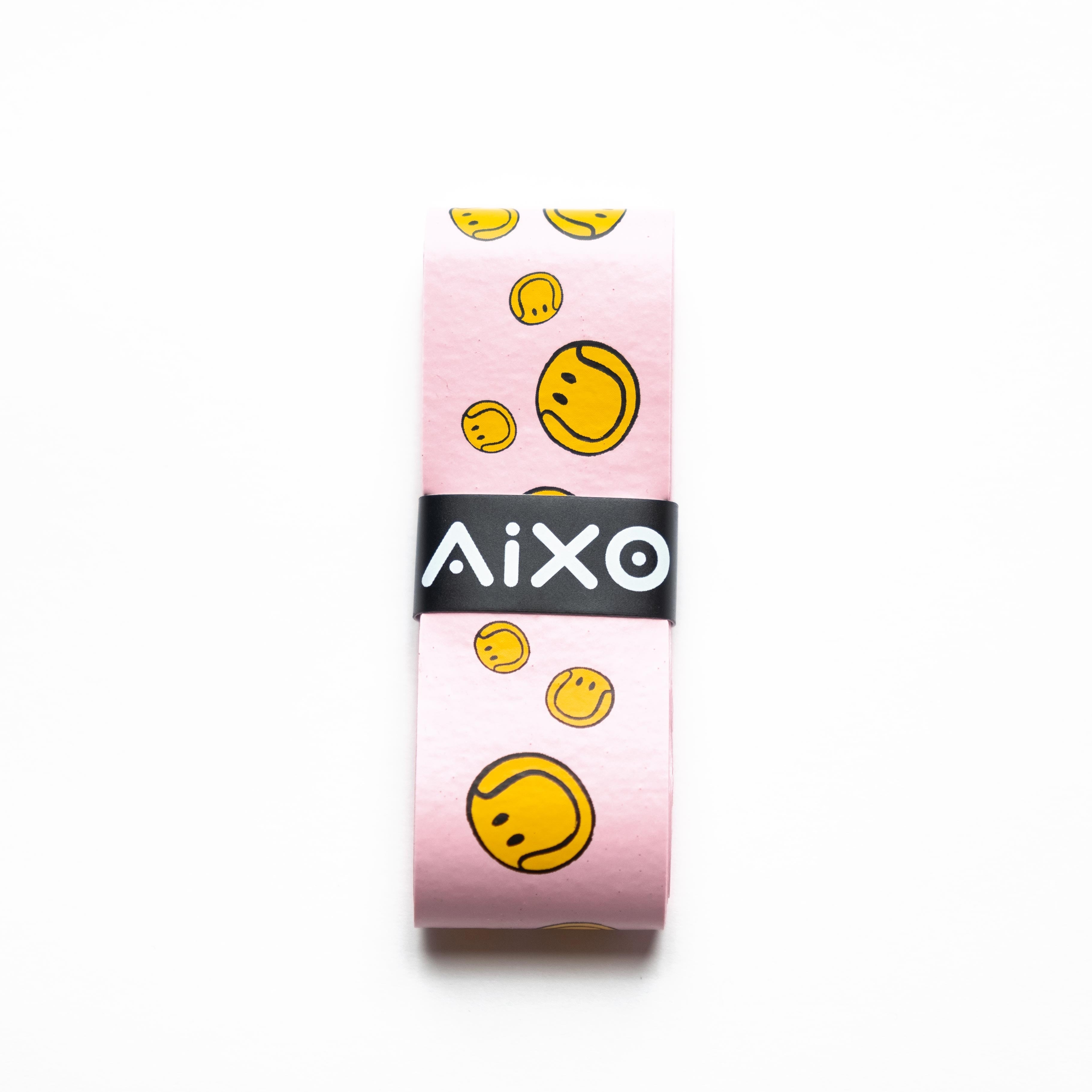 Aixo Smiley Ball Dry Overgrip Pink Overgrips Aixo