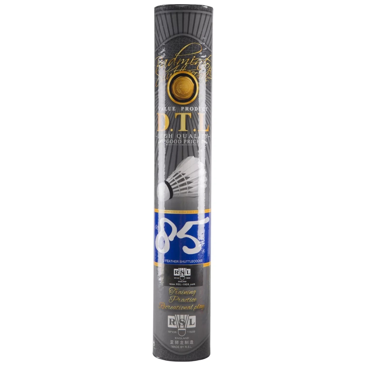 RSL DTL 85 Shuttles - From £14.10 White Speed 78 Feather Shuttle RSL