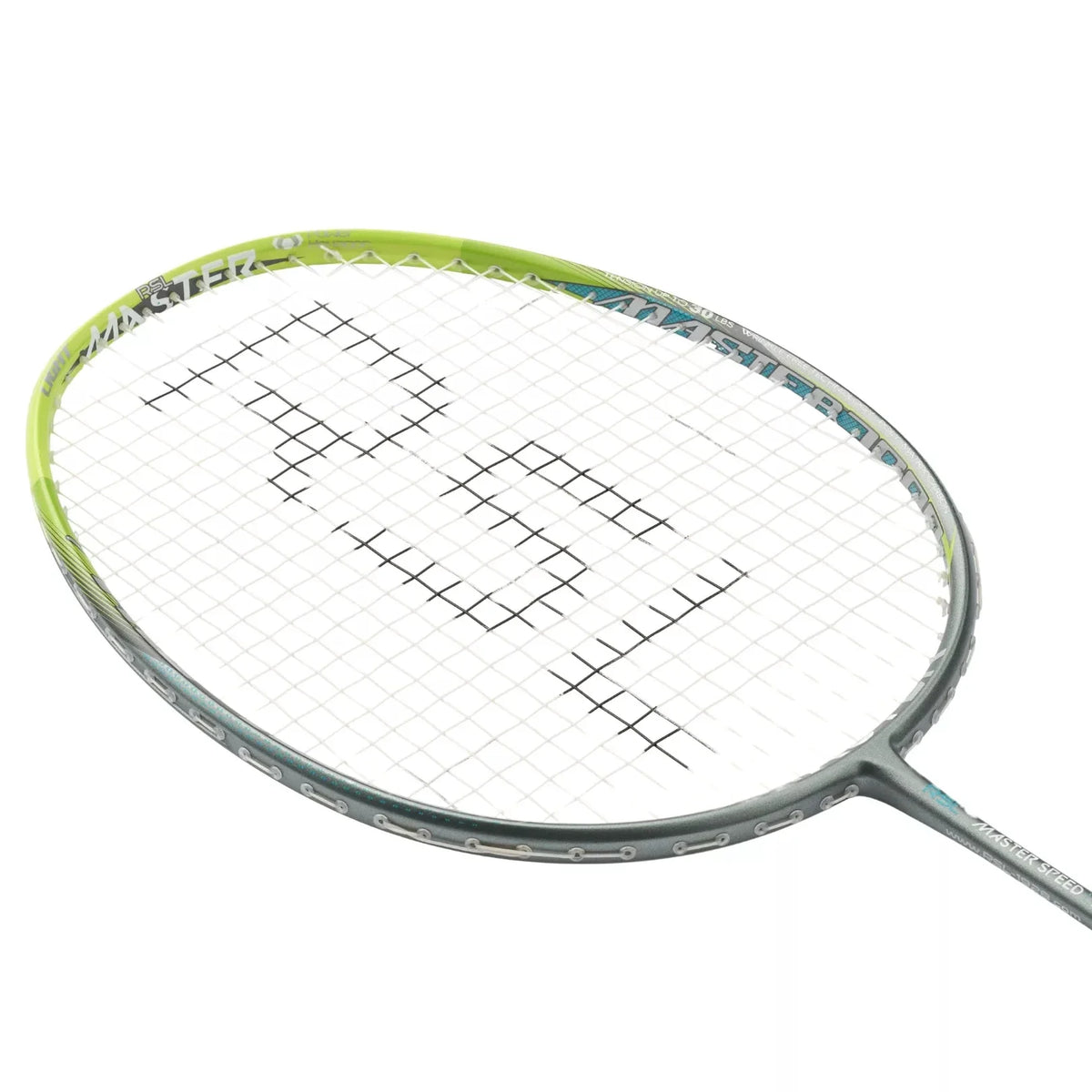 RSL Master Speed 7000 V2 Badminton Racket, Green, front view