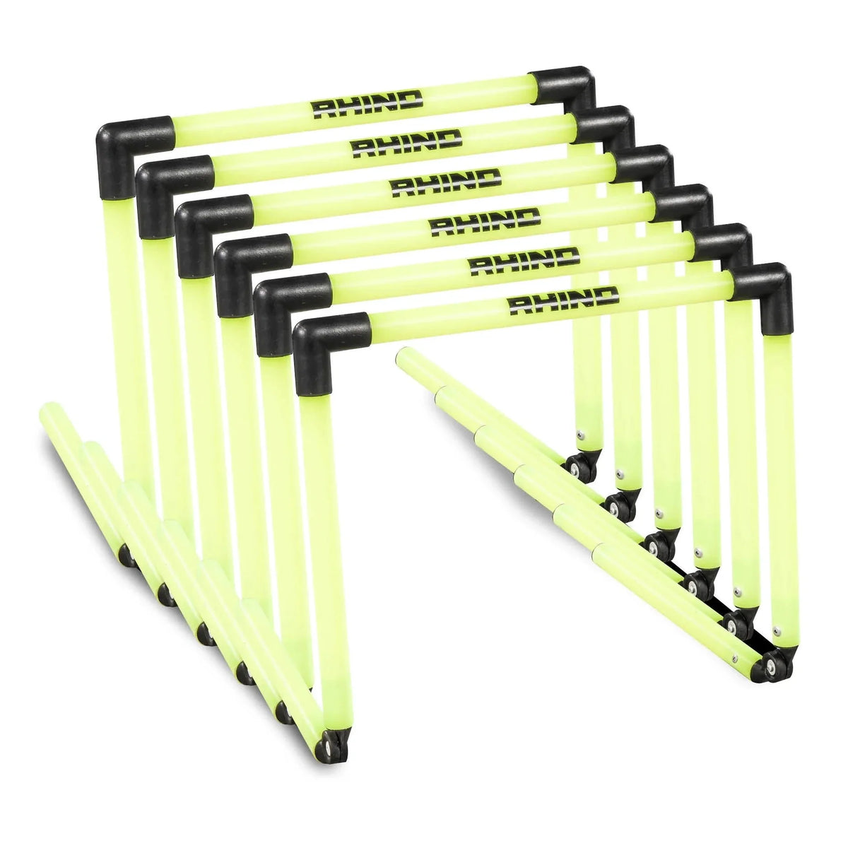Rhino Adjustable Hurdles, back view