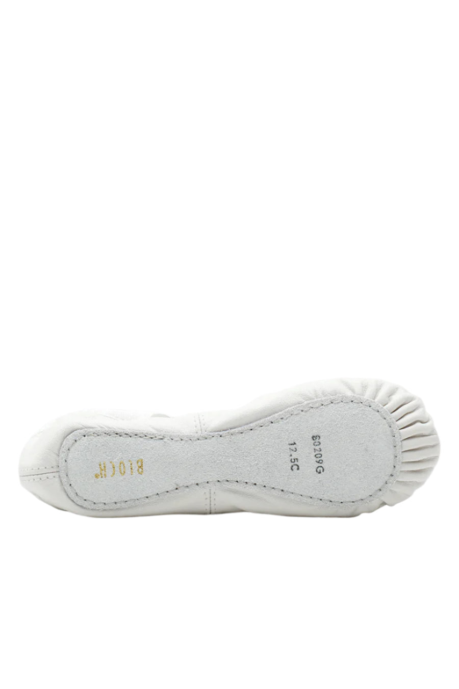 Bloch Arise Leather Ballet Shoes Junior C-Width - White