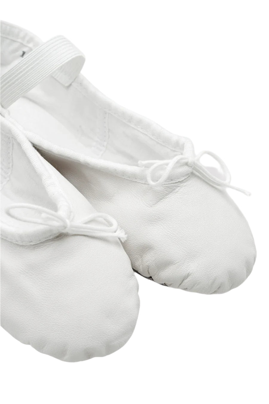 Bloch Arise Leather Ballet Shoes Junior C-Width - White