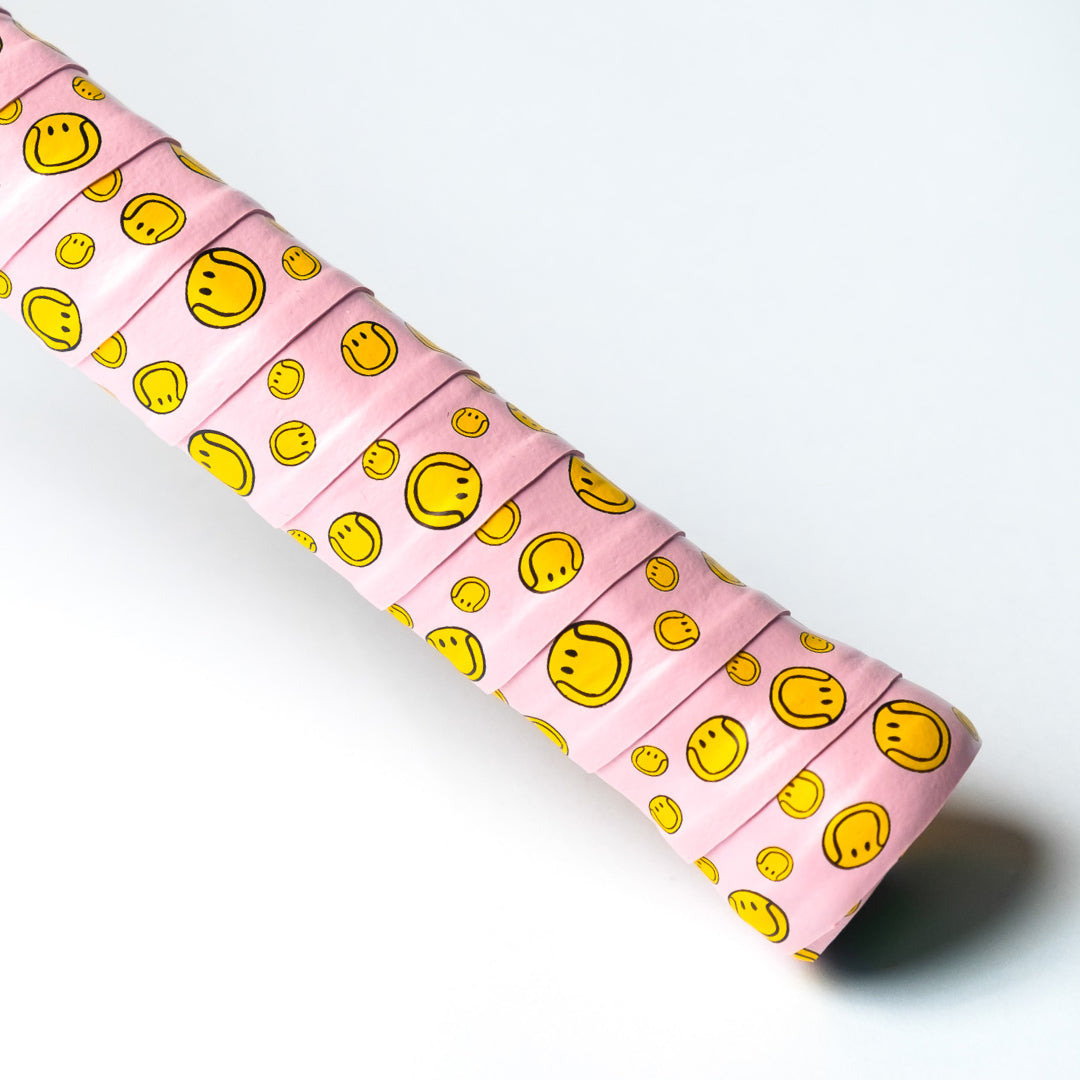 Aixo Smiley Ball Dry Overgrip Pink PINK OS Overgrips Aixo