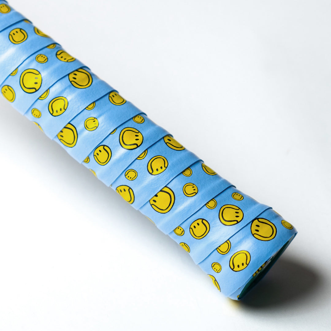 Aixo Smiley Ball Dry Overgrip Pink Overgrips Aixo