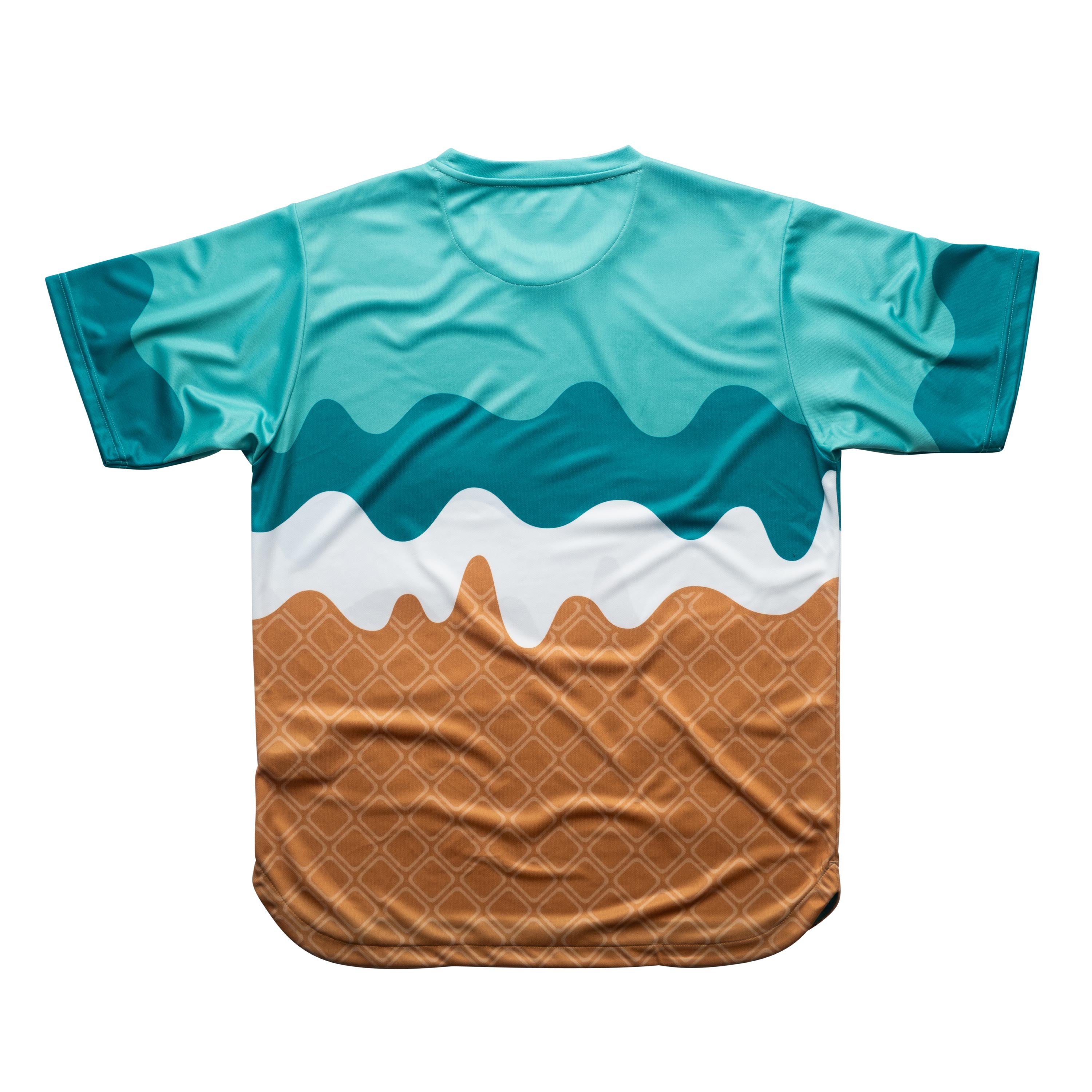 Aixo Sundae Mens T Shirt Vanilla Raspberry Chocolate