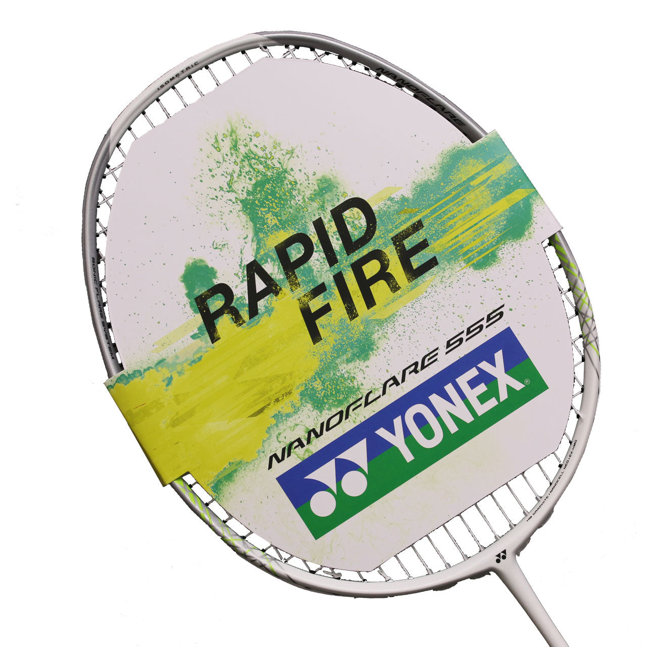 DEMO Racket - Yonex Nanoflare 555 Matte White 4UG4 Demo Badminton Yonex