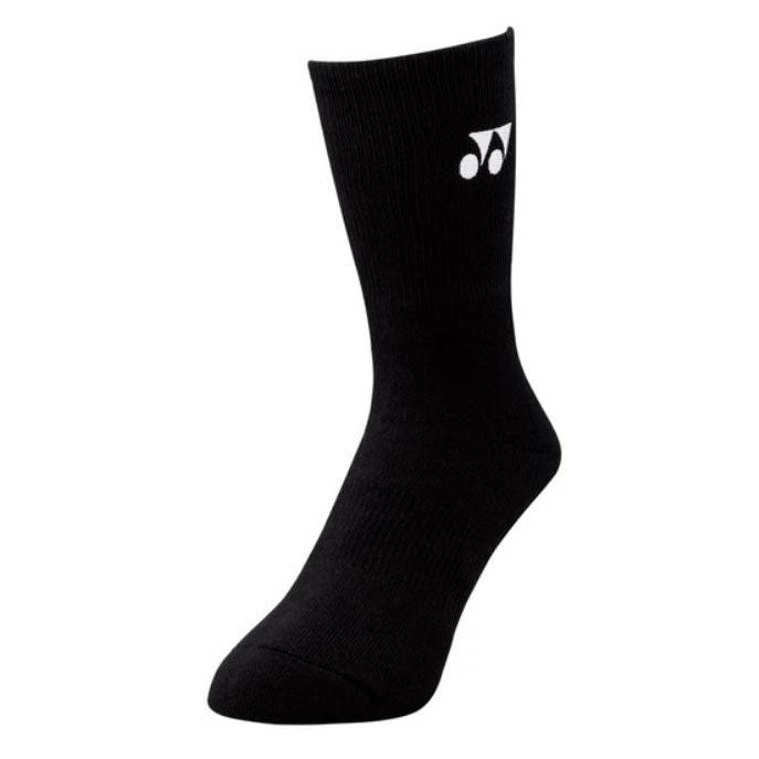 Yonex Sport Crew Socks (19120YX) 1 Pair Black Black Clearance Yonex