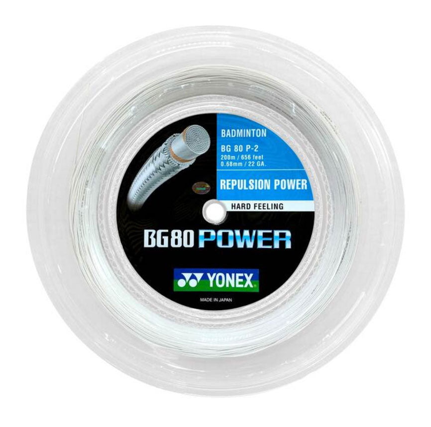 Yonex BG80 Power Badminton String (200m Reel) Orange String (Reel) Yonex