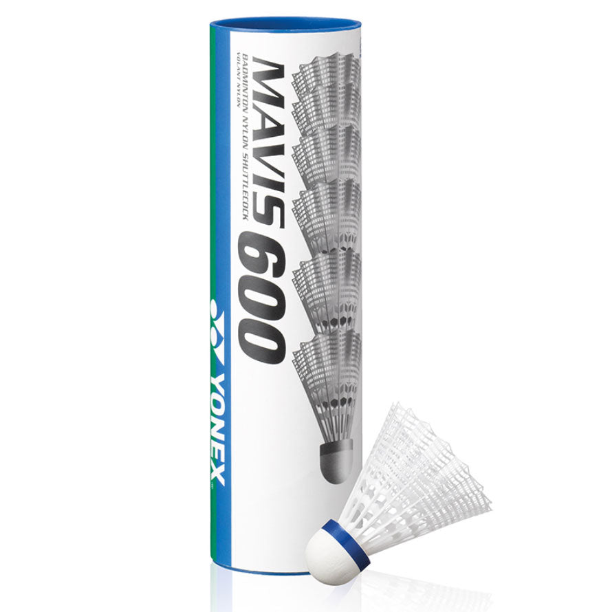 Yonex Mavis 600 1/2 doz White Synthetic Shuttle Yonex