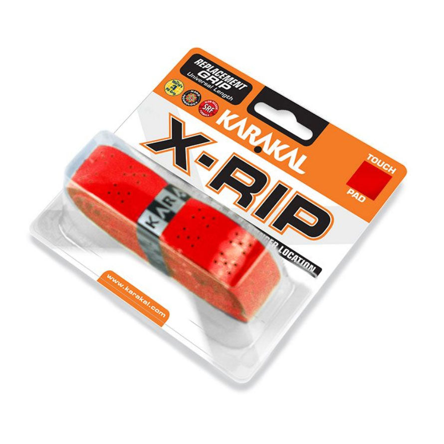 Karakal X-Rip Replacement Grips (Single) Red Single Clearance Karakal