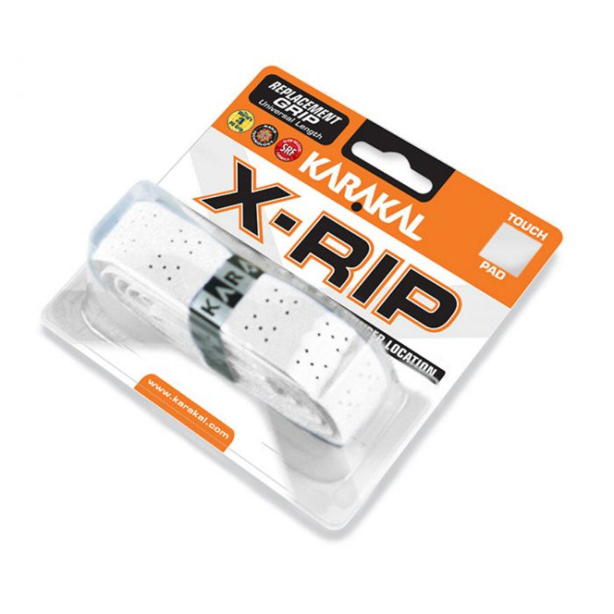 Karakal X-Rip Replacement Grips (Single) White Single Clearance Karakal