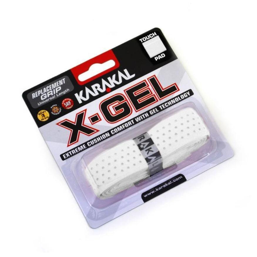 Karakal X-Gel Replacement Grips (Single) White Single Replacement Grips Karakal