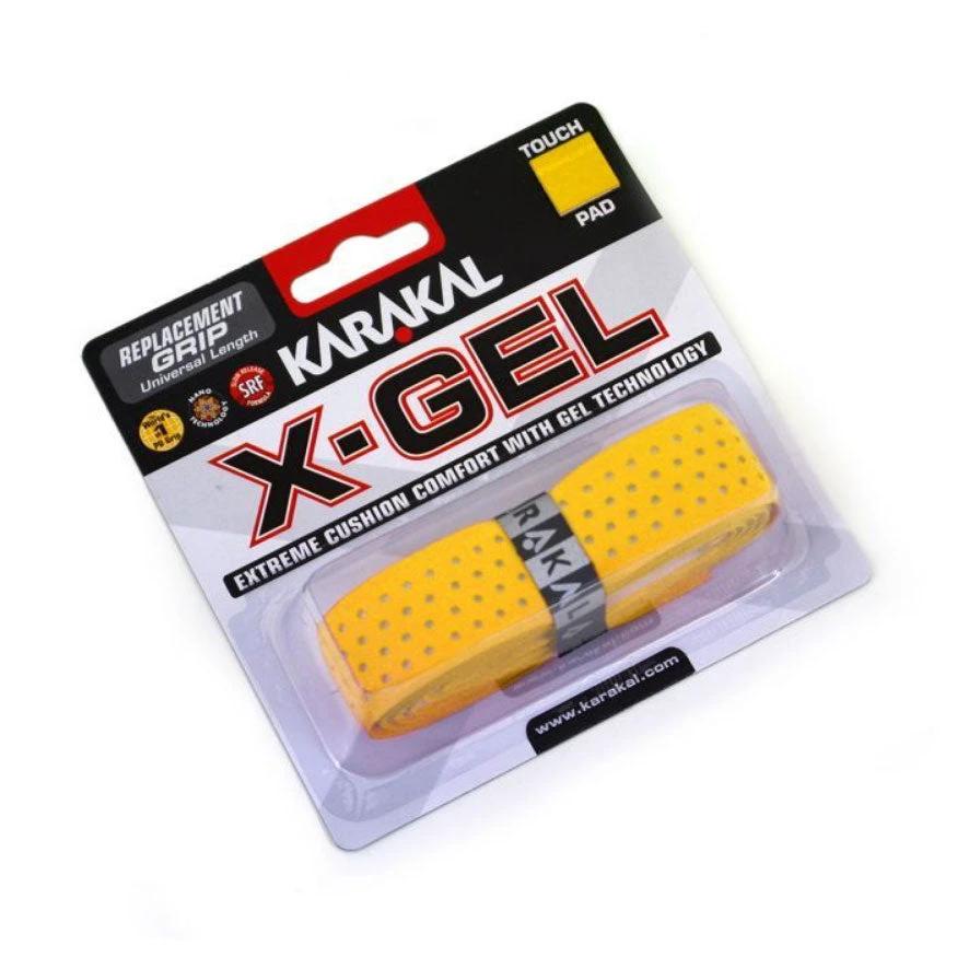 Karakal X-Gel Replacement Grips (Single) Yellow Single Replacement Grips Karakal