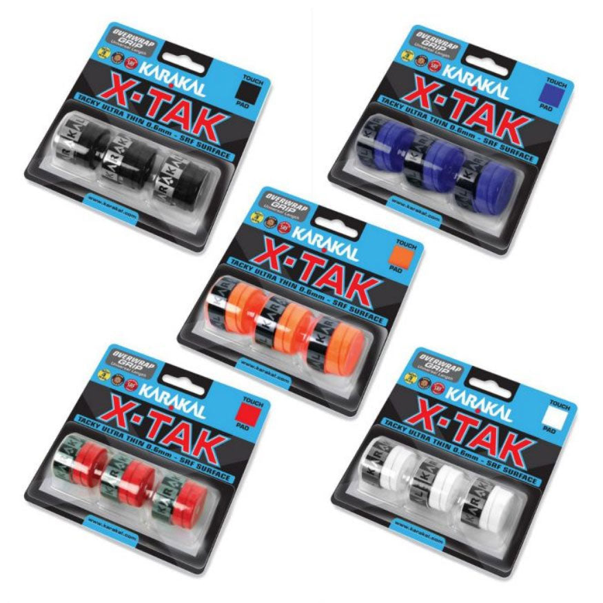 Karakal X-Tak Overgrips (3 Pieces) Overgrips Karakal