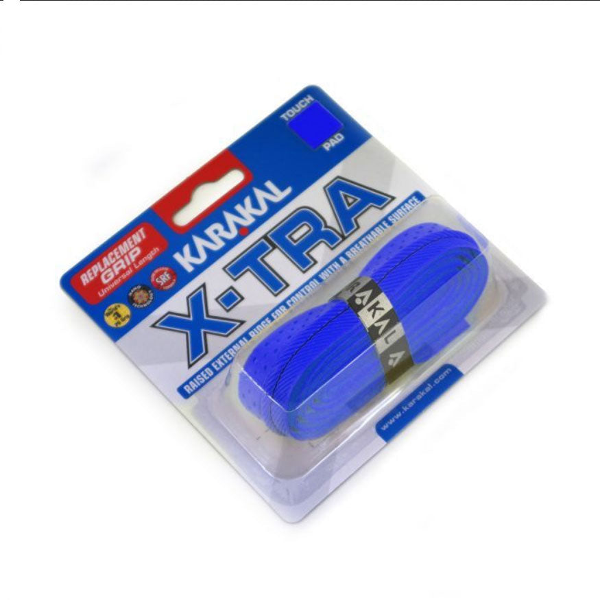Karakal X-Tra Replacement Grips (Single) Blue Single Clearance Karakal