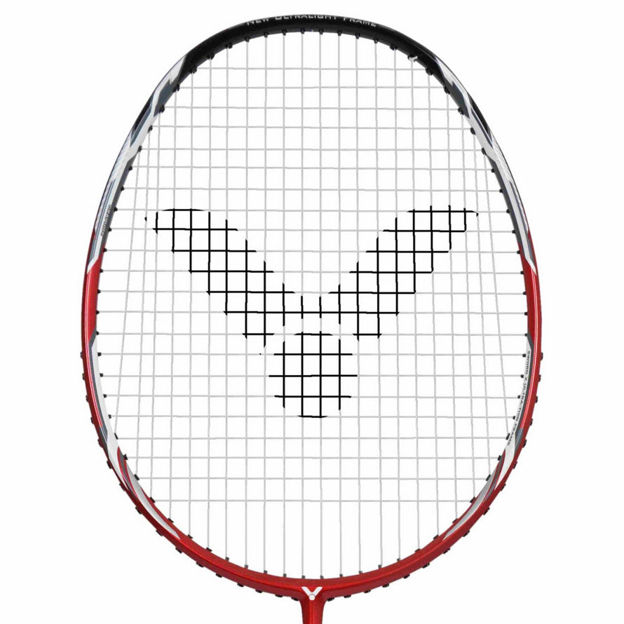 Victor AuraSpeed Light Fighter 40 D Badminton Racket Unstrung - Red