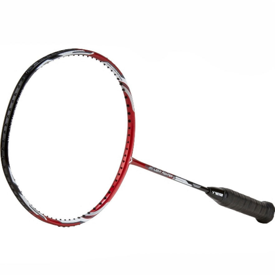 Victor AuraSpeed Light Fighter 40 D Badminton Racket Unstrung - Red Badminton Rackets Victor