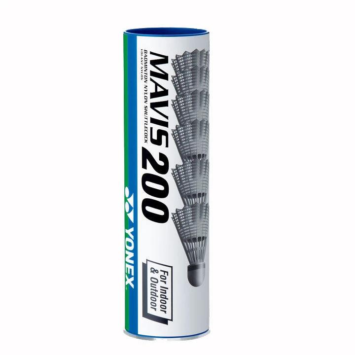 Yonex Mavis 200 Medium (1/2 dozen) White 78 Synthetic Shuttle Yonex