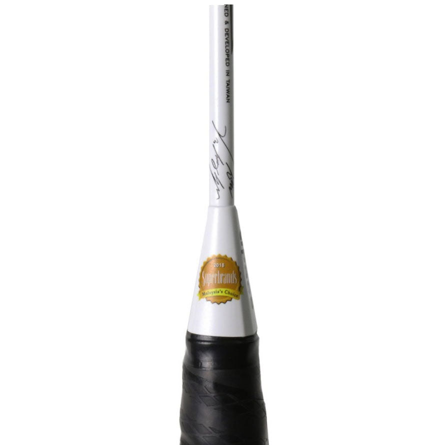 Apacs Assailant Pro Badminton Racket - White/Red Badminton Rackets Apacs