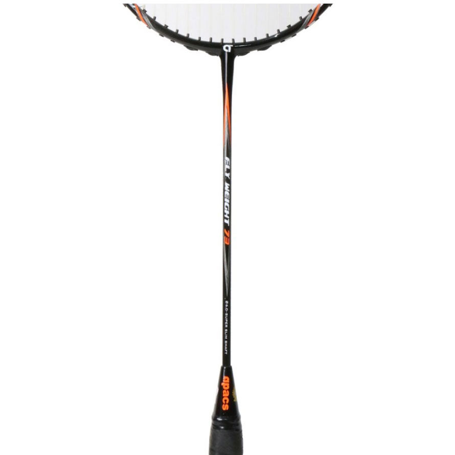 Apacs Fly Weight 73 Badminton Racket - Black/Orange Badminton Rackets Apacs