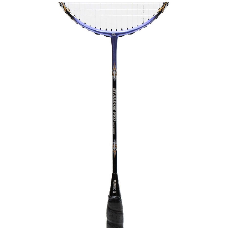 Apacs Stardom Pro Badminton Racket (Unstrung) - Black/Blue Badminton Rackets Apacs