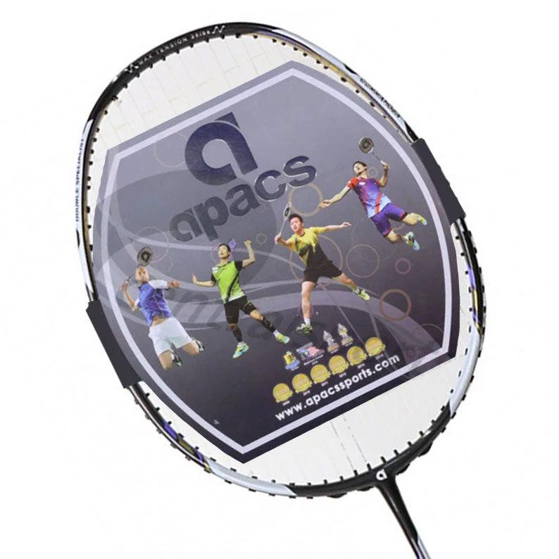 Apacs Pro Commander Badminton Racket (Unstrung) - Black/Silver Black Silver 4UG4 Badminton Rackets Apacs