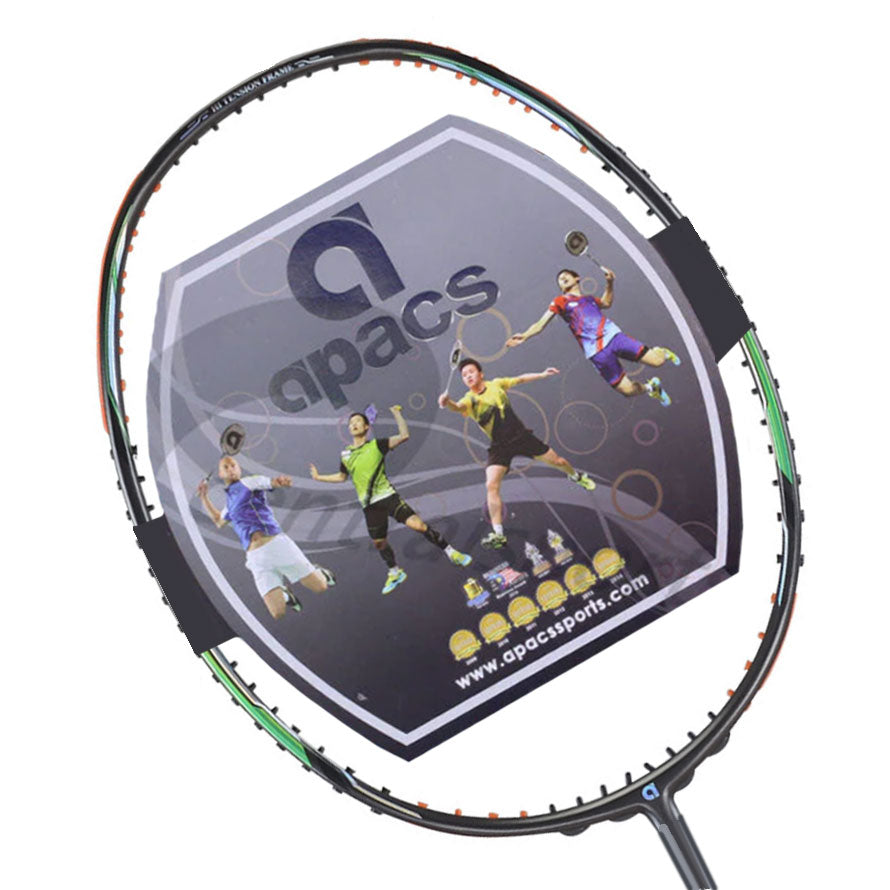 Apacs Honor Pro Badminton Racket (Unstrung) Black 3U4 Badminton Rackets Apacs