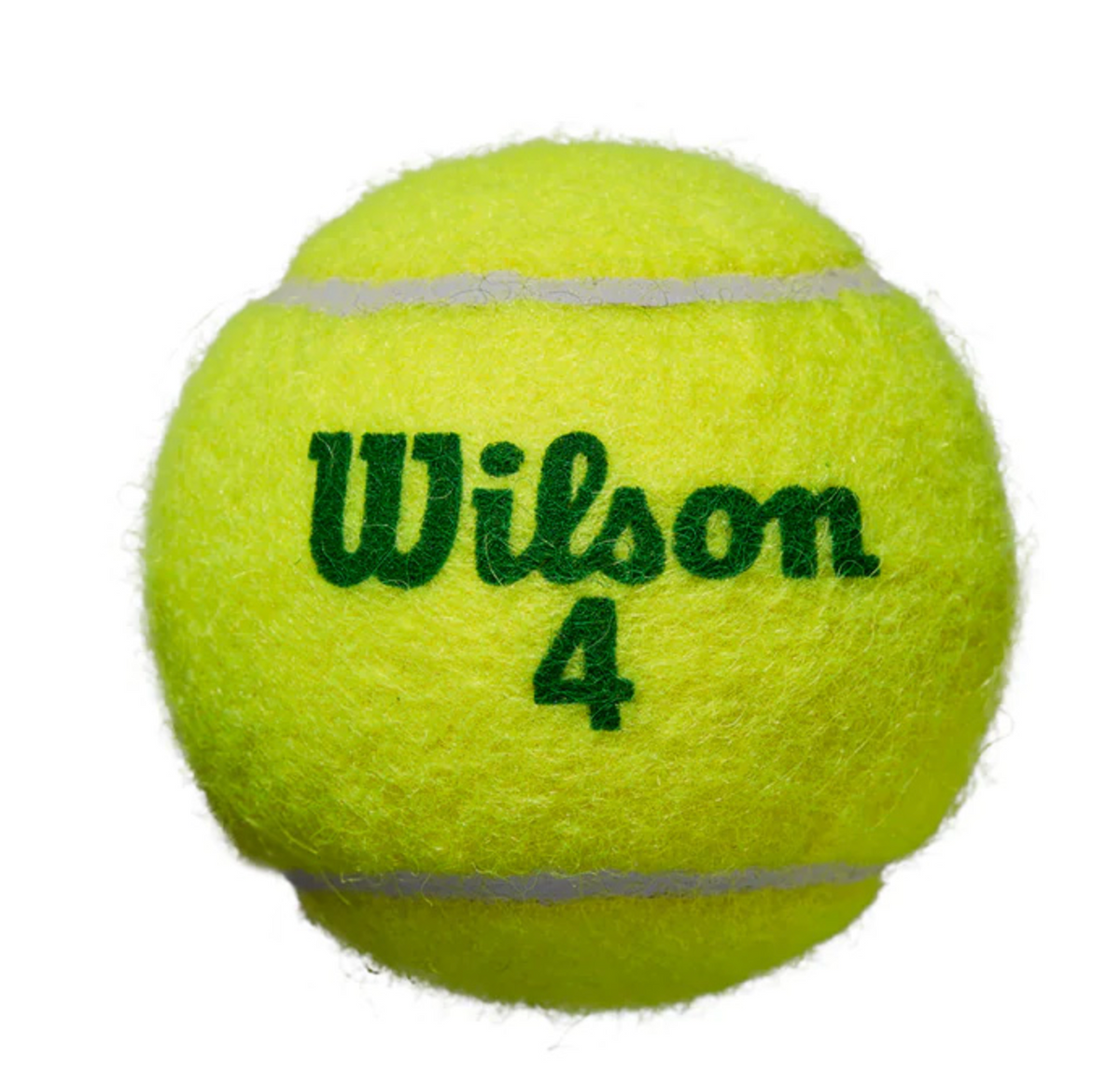 WILSON STARTER PLAY 4 Tennis Ball Tube Green Stage 1 Junior, back view
