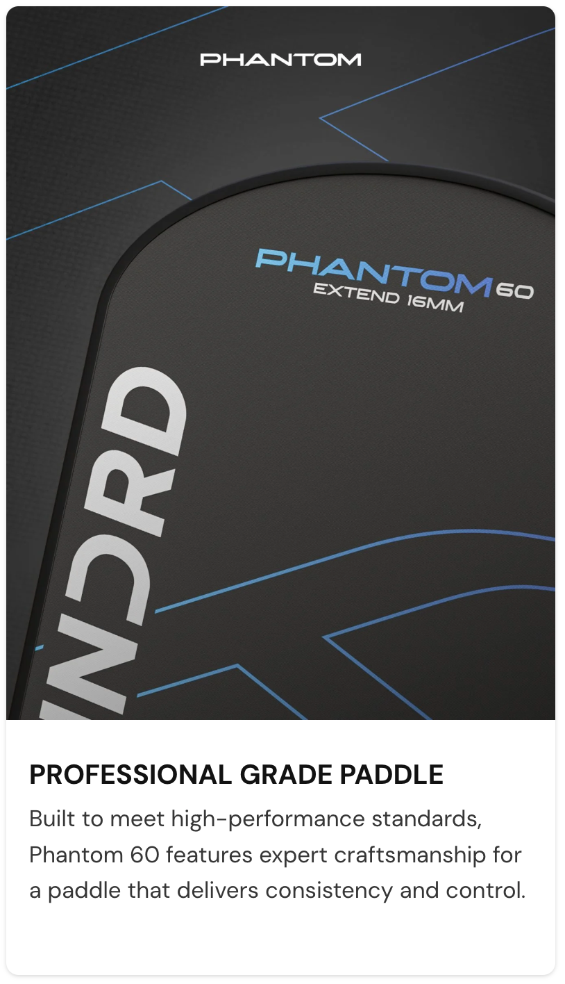 Hundred Phantom 60 Extend Pickleball Paddle HPRX-4M168-16-X Pickleball Paddle Hundred