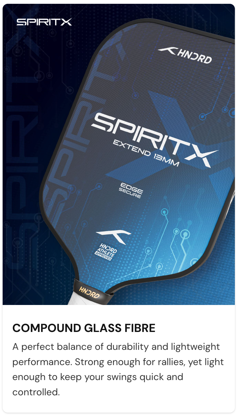 Hundred Spirit X Extend Pickleball Paddle HPRX-4M176-13-X