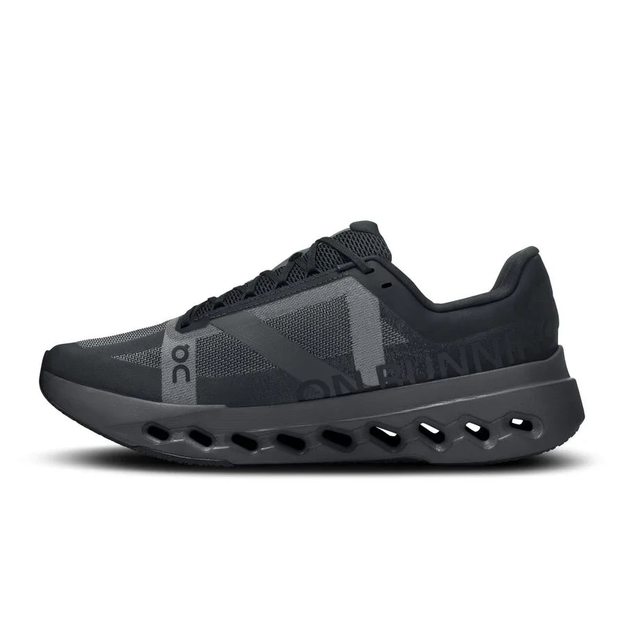 ON Cloudsurfer Next 2 Running Shoes Men-Black/Eclipse Clearance On Running