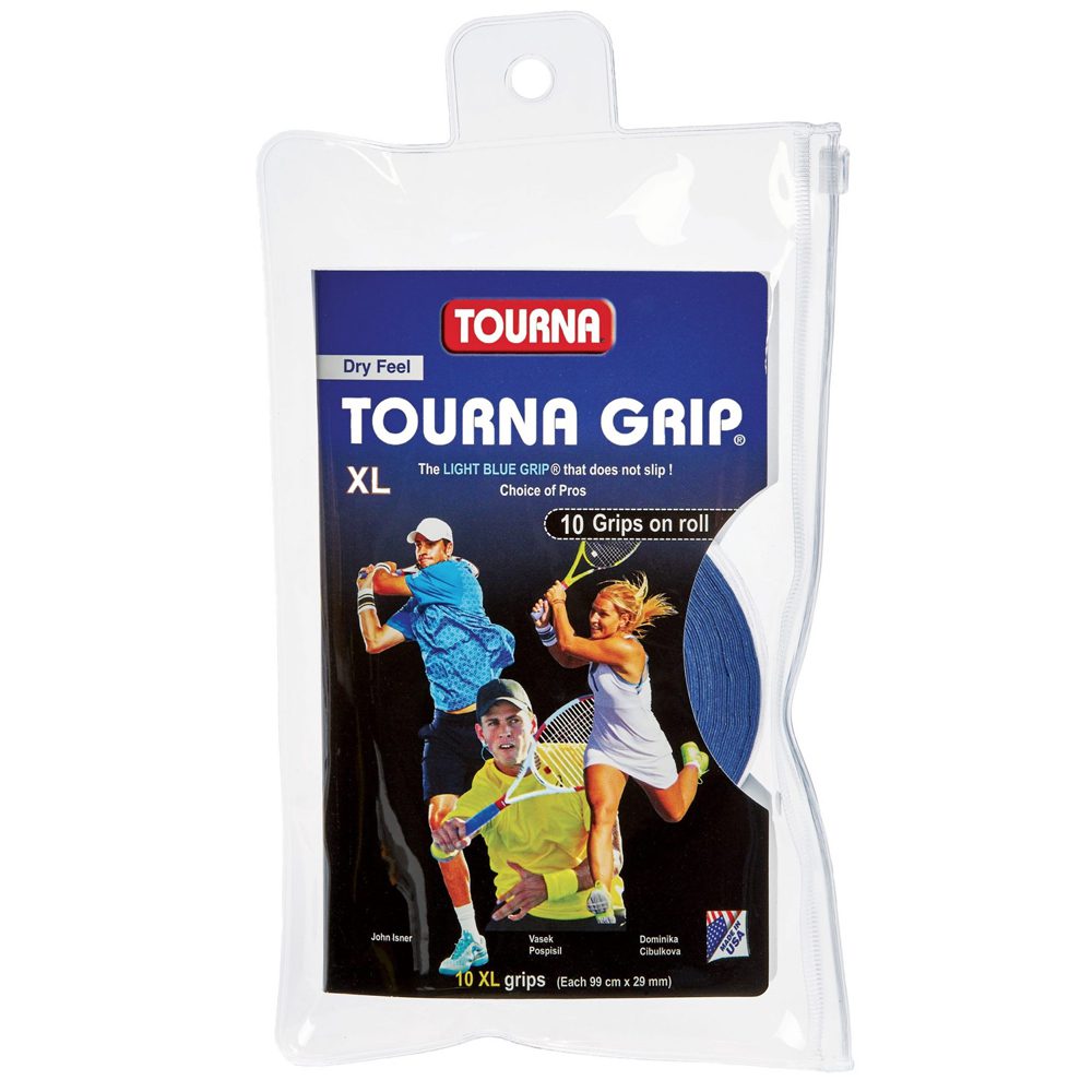 Tourna Grip DRY FEEL TG-10XL LIGHT BLUE Overgrips Tourna