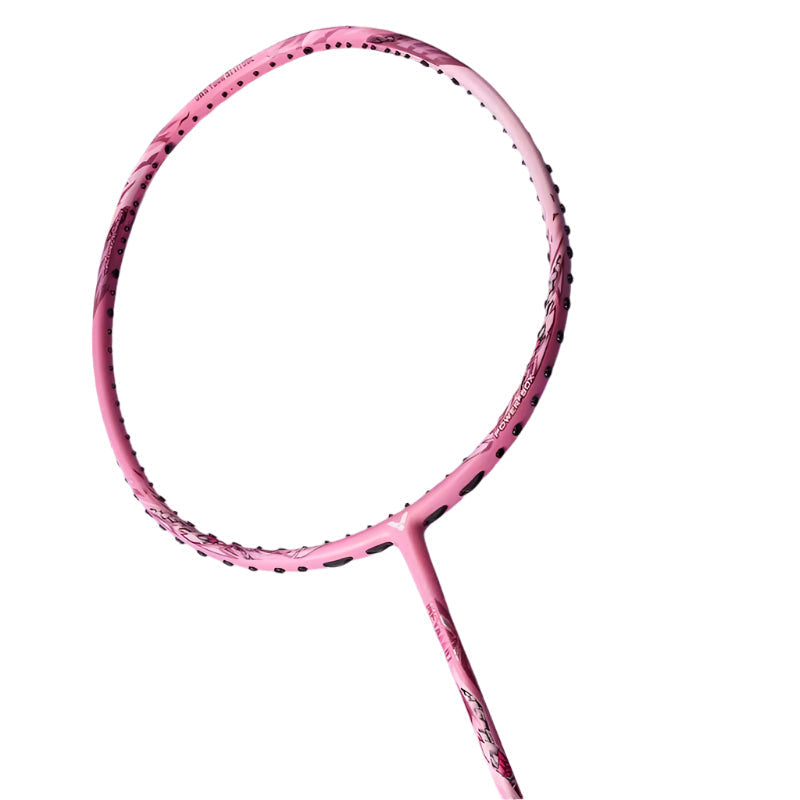 Victor Thruster K Ryuga Metallic LEE ZII JIA Badminton Racket, Pink, side view