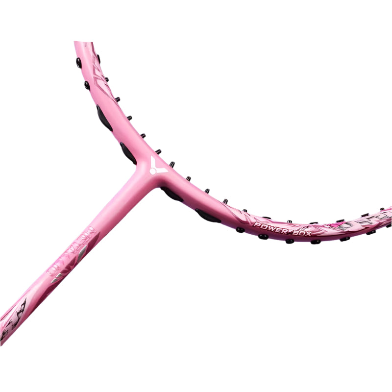 Victor Thruster K Ryuga Metallic LEE ZII JIA Badminton Racket - Pink Badminton Rackets Victor