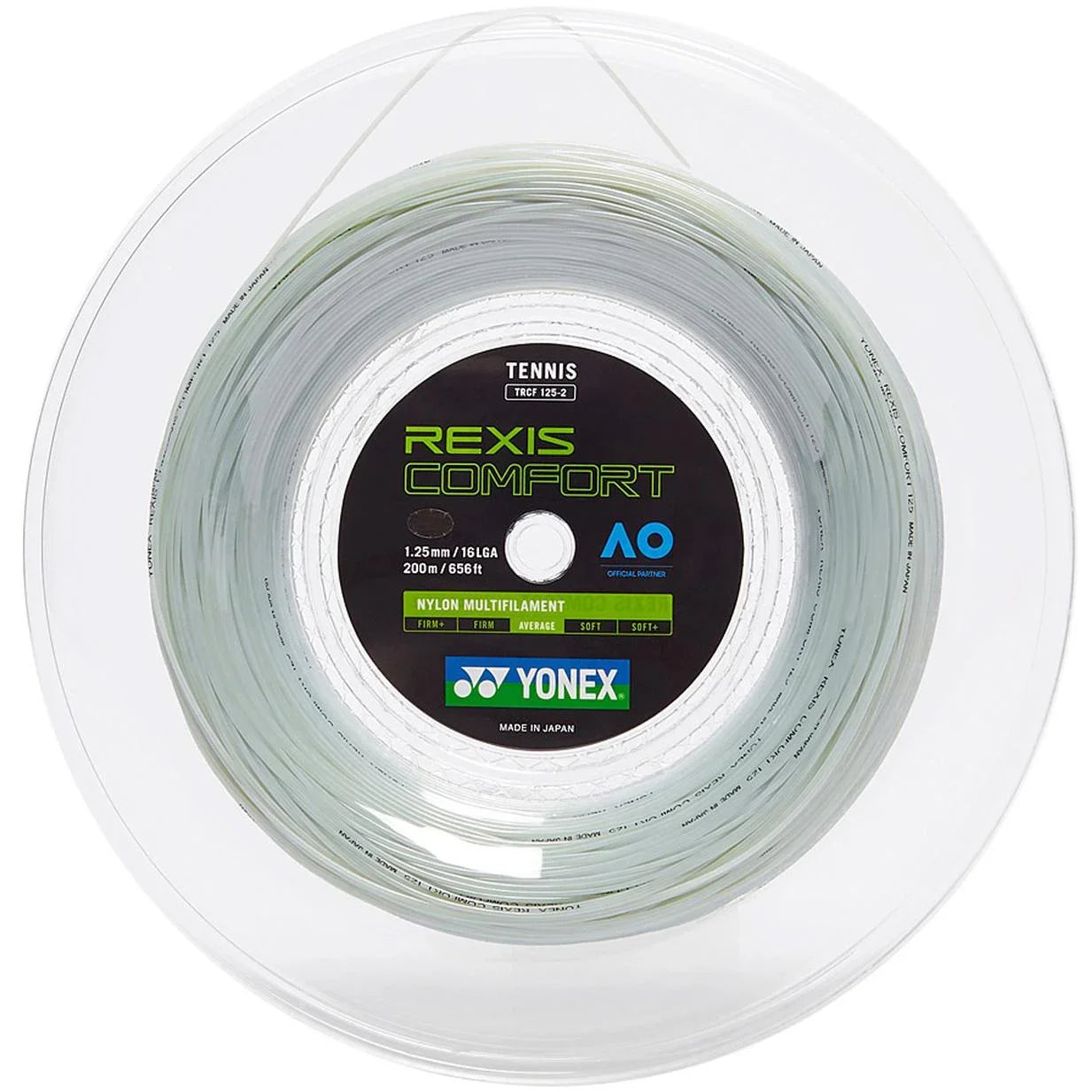 Yonex Rexis Comfort 1.30mm 200m Tennis String String (Reel) Yonex
